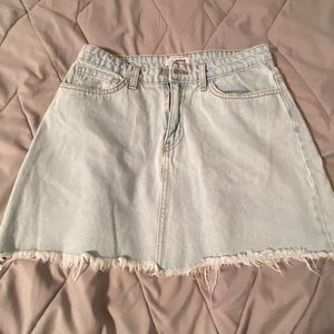 Light Blue Jean Skirt